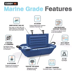Alternative view of GoSports Cuddy 40 qt. Floating Cooler